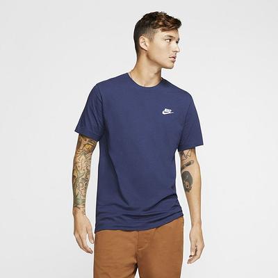Men's Nike Sportswear Club Tee, Size: Large, Blue - Yahoo Shopping