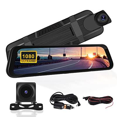 Dash Camera for Cars, Super Night Vision Dash Cam Front and Rear , 1080P  DVR Car Dashboard Camera with G-Sensor, WDR, Parking Monitor, Loop  Recording, Motion Detection 