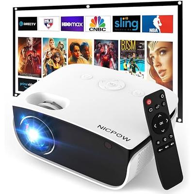 Mini Projector - 1080P Full HD Supported YOTON Portable Projector Y3 Gift  for