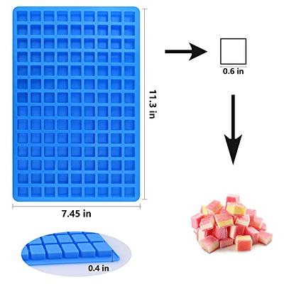 126 Cavities Square Candy Silicone Molds, Mini Silicone Molds for  Chocolate, Hard Candy, Ice Cubes, Caramel - Yahoo Shopping