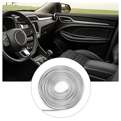 Turcee Car Interior Trim Strip,16.4ft/5m DIY Electroplating Auto