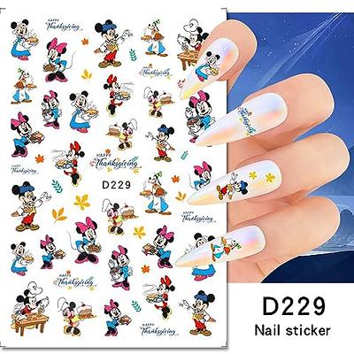 Cartoon Nail Art Stickers Cute Nail Decals Nail Art Supplies 3D Self  Adhesive Cute Cartoon Nail Design Stickers for Women Girls Cartoon Nail Art