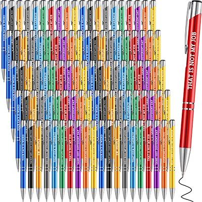 10Pcs Office Pens Funny Pens Demotivational Sarcastic Ballpoint