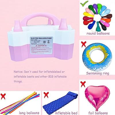 XXDEAL Mini Electric Air Balloon Pump Portable Air Blower Pump for Balloons  110V 600W Dual Nozzle Electric Inflator for Party Decoration Sports （pink）  - Yahoo Shopping