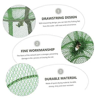 Foldable Fishing Net Catcher for Fish, Crayfish, Dip Cage