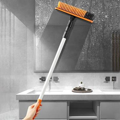 Hard-Bristled Crevice Cleaning Brush, Grout Cleaner Scrub Brush Deep Tile  Joints - Stiff Angled Bristles for Showers, Bathtubs, Kitchens 