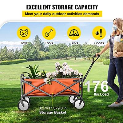 Costway Collapsible Folding Wagon Cart Outdoor Utility Garden