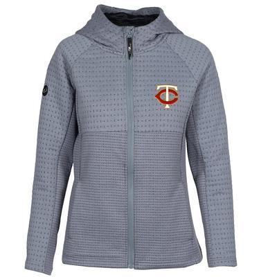 Detroit Tigers Levelwear Women's Solstice Full-Zip Hoodie - White