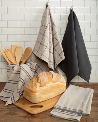Mainstays 10 Piece Bath Towel Set with Upgraded Softness & Durability, Gray  