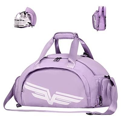 MABROUC Duffle Bag For Women, Sports Duffel Bag for Gym with Wet Pocket &  Shoe Compartment, Overnight Weekender Travel Bag(Pink)