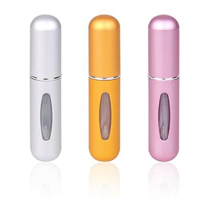 Travel Mini Perfume Refillable Atomizer Container, Portable Perfume Spray Bottle, Travel Perfume Scent Pump Case Fragrance Empty Spray Bottle for