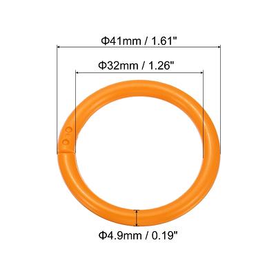 Antner 50 Pack Loose Leaf Book Binder Rings 1.2 Inch Nickel Plated Key Rings  O-Ring for School Home Office - Yahoo Shopping