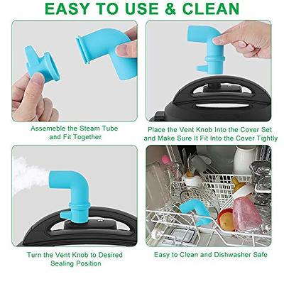 LONAGE Steam Diverter Accessory for Pressure Cooker, Food-Safe Silicone,  Steam Release Accessory for Instant Pot Duo/Duo Plus/Ultra/Smart Models,  360° Rotating Design to Redirect Steam (Blue) - Yahoo Shopping