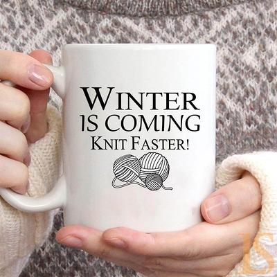 Personalised Knitting Mug Knitting Gifts for Women Knitting Lover