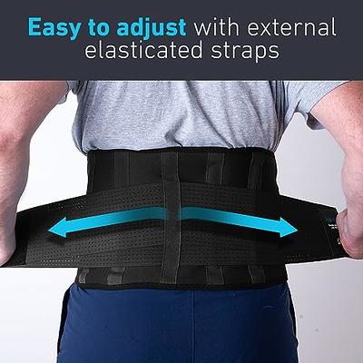 ORTONYX Lumbar Support Belt Lumbosacral Back Brace Ergonomic Design and Breathable Material