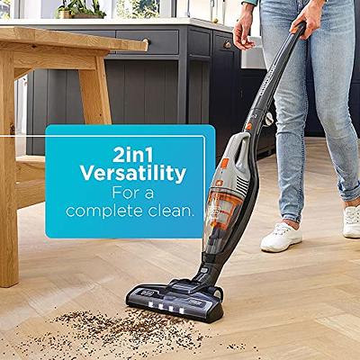 BLACK+DECKER Powerseries Cordless Stick Vacuum Cleaner & Hand Vac, 2-in-1,  Titanium Gray (HSVB420J) - Yahoo Shopping