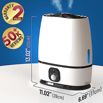 Top-Fill 6L Cool Mist Large Humidifier for Home - 360° Humidifiers for  Large Room, Bedroom, Basement - Easy to Clean & Fill - Auto Off, For Whole