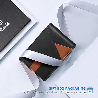 Slim Money Clip Wallets For Men - Bifold Mens Wallet RFID Front Pocket  Minimalist Credit Card Holder With Gift Box