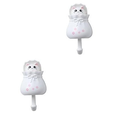 Wall Hook, Self Adhesive Hook Shower Hook Robe Hook Cute Animal Decorative Wall  Hook Heavy Duty Hooks For Hanging Keys Bags Towels For Childrens Room