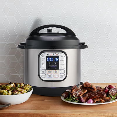 Instant Pot Duo 6-qt. 7-in-1 Programmable Slow Cooker, Pressure Cooker, Rice  Cooker, Steamer