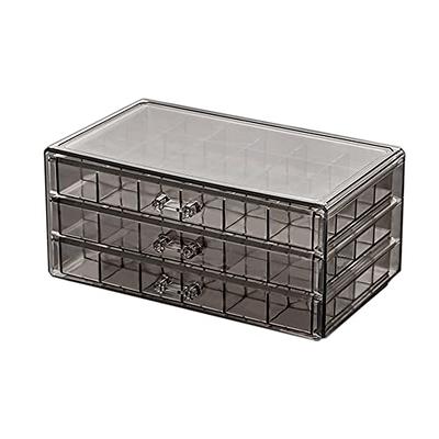 Mini Drawer Organizer Transparent Jewelry Storage Box Holder
