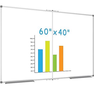 JILoffice Large Magnetic White Board, Dry Erase Board 60 x 40 Inch, Black  Aluminum Frame Wall Mounted Board for Office Home and School - Yahoo  Shopping