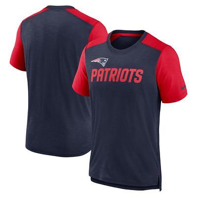 New England Patriots Color Block Men's Nike NFL Pullover Hoodie