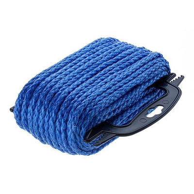 Polypropylene Diamond Braid Rope - Blue/White/Red - 1/2 x 50' from  KINGCORD