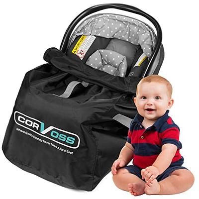 MyEasy convertible car Seat Travel Bag for Airplane - Baby gate check Bag  for car Seats - Portable car Seat Backpack for Air Tra