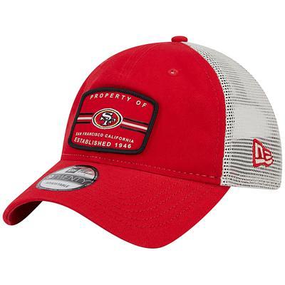 : New Era Men's White/Scarlet San Francisco 49ers Jersey Stripe  9FIFTY Snapback Hat : Sports & Outdoors