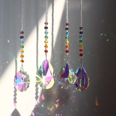 1 Piece Colorful Crystals Suncatcher Hanging Sun Catcher with