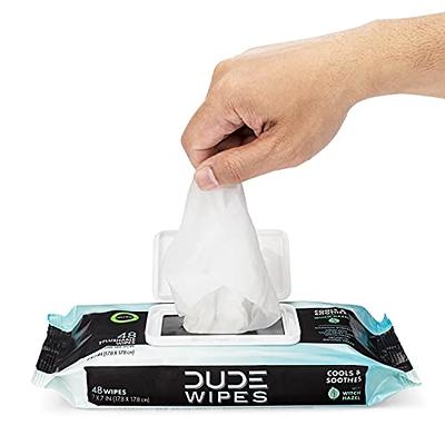 Dude Wipes Flushable Wipes, Fragrance Free, Extra Large - 48 wipes