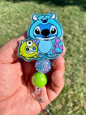 Mike & Sully Stitch Retractable Id Badge Reel Nurse Teacher Badge Reel -  Yahoo Shopping