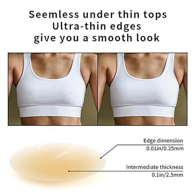 breathable nude thin medical silicone bra