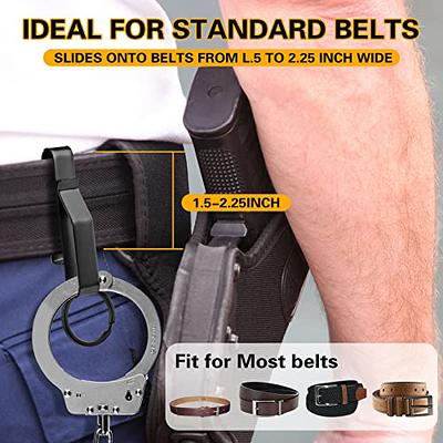 Heavy Duty Webbing Waist Belt Loop Strap Keeper Clip (Pack of 4)