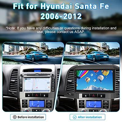 1+32G) for 2006-2012 Hyundai Santa Fe Android 13 Radio, Roinvou 9 Inch  Touch Screen Radio Dash Kit with Backup Camera, in-Dash GPS Navigation  Support Mirror Link Bluetooth WiFi FM - Yahoo Shopping