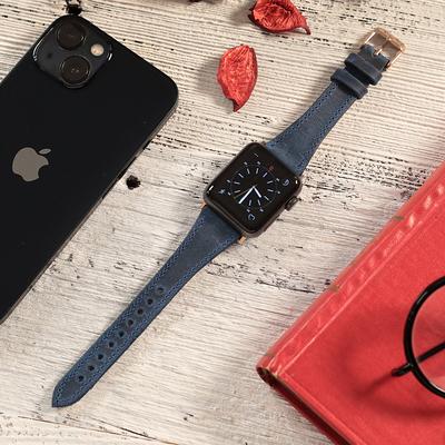 Genuine Leather Strap For Apple Watch Band 44mm 40mm 38mm 42mm