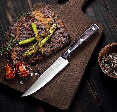 Farberware Stainless Steel Serrated Wood Steak Knife Set of 6