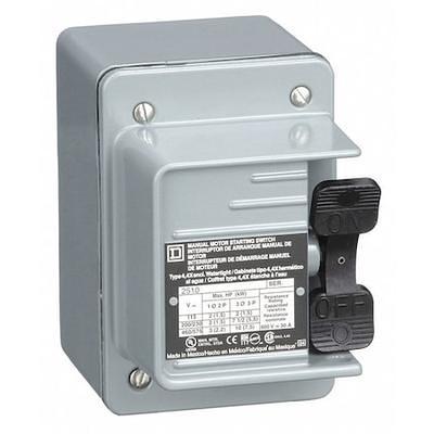 Leviton MS302-DSW 2-Pole 1-Phase AC Manual Motor Controller 600-Volt 30-Amp