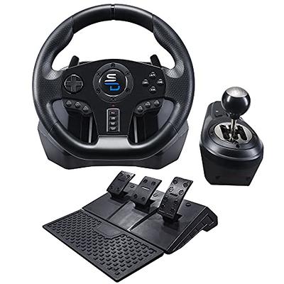 Superdrive - GS850-X racing steering wheel with manual shifter, 3 pedals,  paddle shifters for Xbox Serie X/S, PS4, Xbox One, (programmable) - Yahoo  Shopping