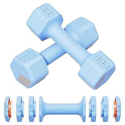 Yes4All Adjustable Dumbbells Set of 2-2.2lb/3.3lb/4.4lb/5.5lb Free