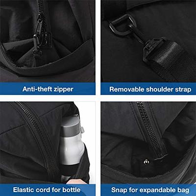 BAGSMART Gym Bag for Women, Carry on Weekender Overnight Bag, Travel Duffel  Bags with Trolley Sleeve, Personal Item Travel Bag Tote Bag Workout Dance