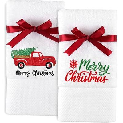  Urban Villa Christmas Kitchen Towels Christmas Stripes