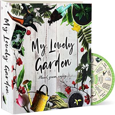 Garden Journal, 3 Ring Full Page 8.5x11 Binder. Seed Packet