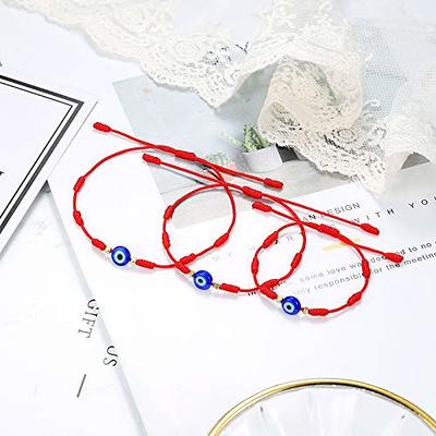 1 Red Evil Eye woman Bracelets STRING Kabbalah Lucky Charm