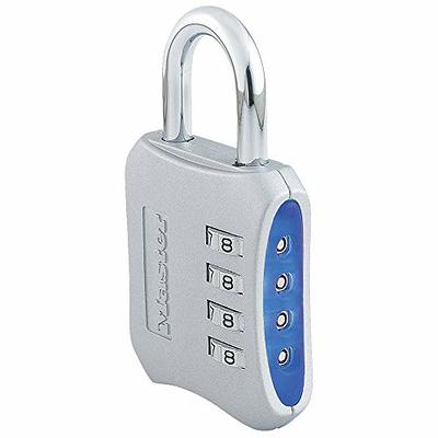 ZHEGE Locker Lock, 4 Digit Combination Lock for Locker, Re-settable Combo  Lock for Gym, School and Employee (Sliver) - Yahoo Shopping