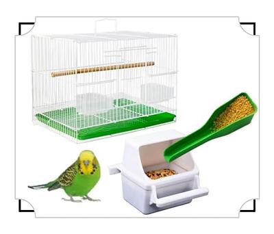 Pet Bird Water Feeder, 13.5 Oz Parrot Water Dispenser, Bird Cage Suspended  Automatic Water Dispenser for Parakeet Budgie Lovebirds Cockatiel (1PCS)