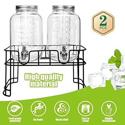 Glass Beverage Dispenser with 304 Stainless Steel Spigot - 100