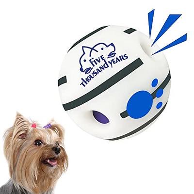  Small Wobble Giggle Dog Treat Ball,Interactive Dog Toys Ball, Dog Dispensing Treat Toys Ball,Dog Puzzle Treat Toys,Squeaky Toys for  Dog&Cat,Durable Giggle Herding Ball for Small Medium and Large Dogs : Pet