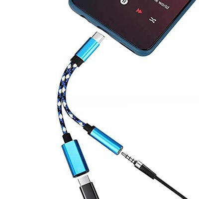 SOOMFON Adaptador USB C a Jack 3.5mm 2 en 1 USB C a Jack 3.5